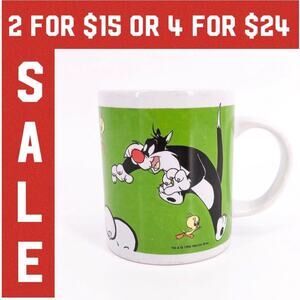 🔴 Sylvester and Tweety Bird coffee mug
